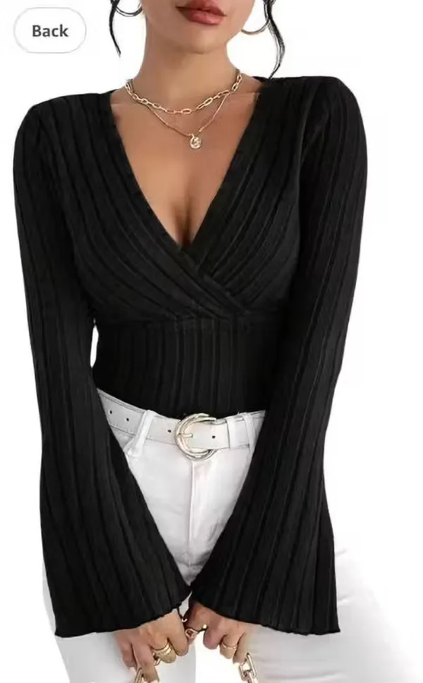 Black_Cotton_Blend_Casual_Solid_Top_For_Women