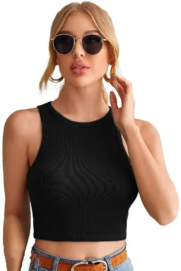 Black_&_White_Cotton_Blend_Casual_Self_Design_Top_For_Women
