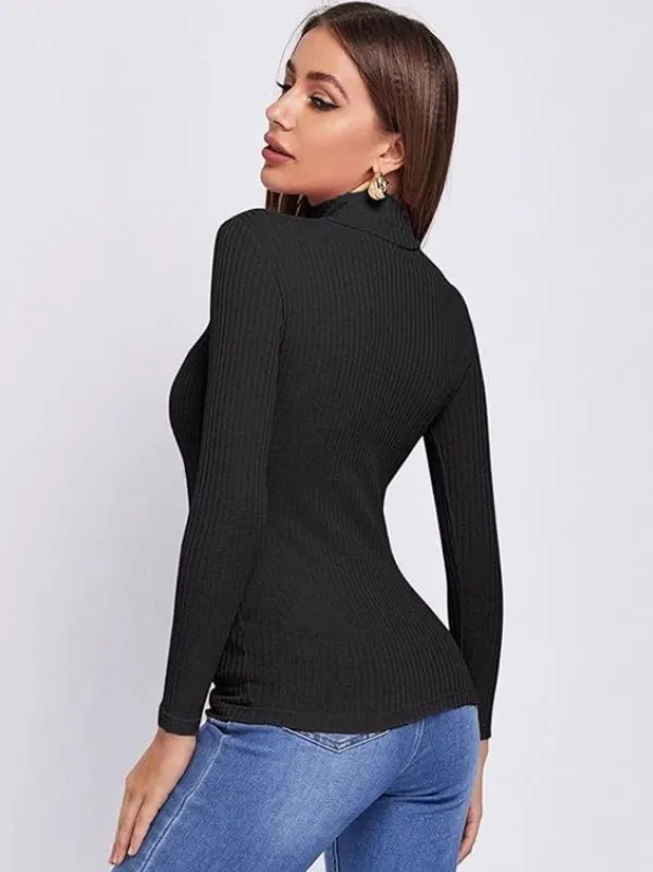 Black_Cotton_Blend_Casual_Self_Design_Top_For_Women