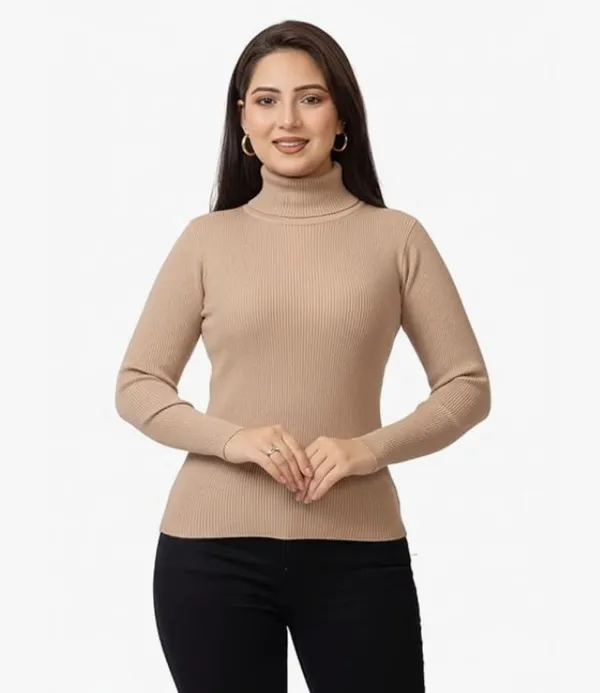 Beige_Cotton_Blend_Casual_Self_Design_Top_For_Women