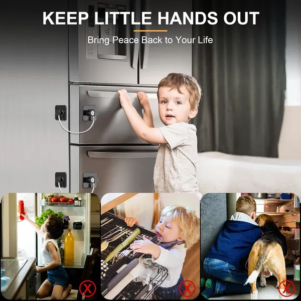 Black_Keyed_Refrigerator_Door_Lock
