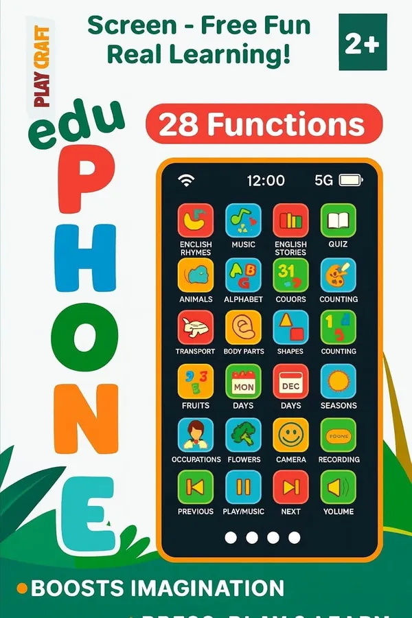 Screen-Free_Educational_Learning_Phone_Toy_For_Kids