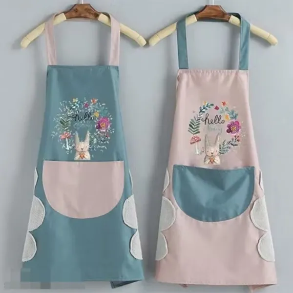 Pink_Printed_Kitchen_Apron_For_Women
