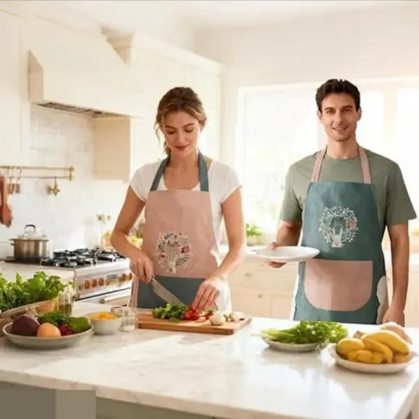 Pink_Printed_Kitchen_Apron_For_Women