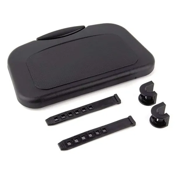 Black_Foldable_Car_Seat_Back_Tray_With_Cup_Holders