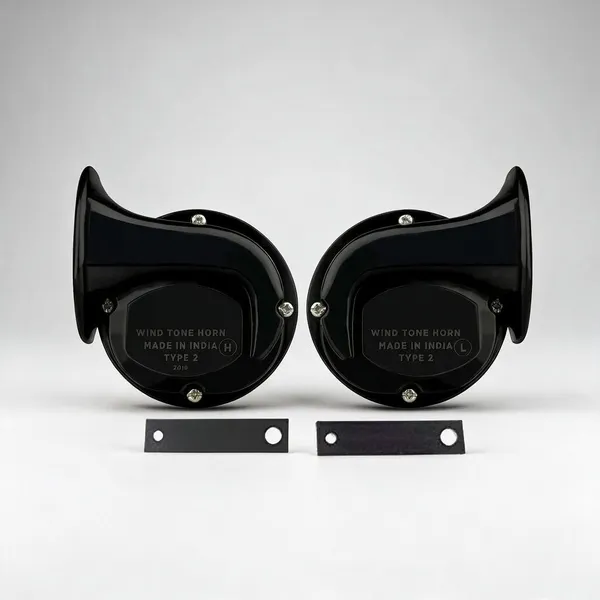 Black_Wind_Tone_Horn_Pair_With_Mounting_Brackets