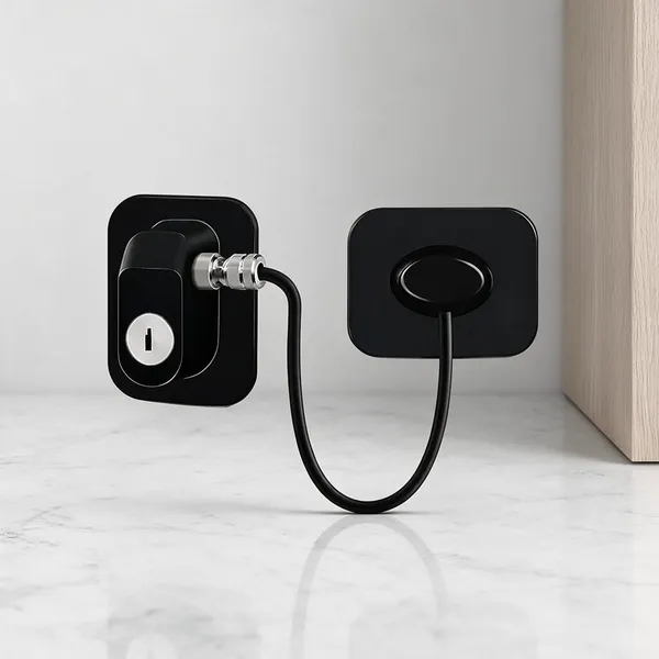 Black_Magnetic_Door_Lock_With_Key