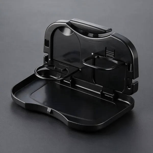 Black_Foldable_Car_Seat_Back_Tray_With_Cup_Holders
