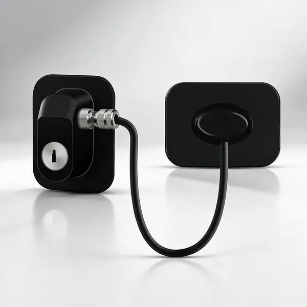 Black_Keyed_Refrigerator_Door_Lock