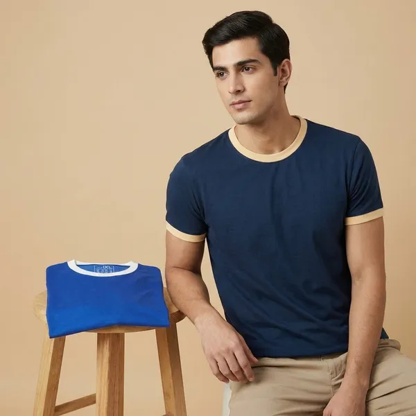 Dark_Blue_And_Navy_Premium_Cotton_Solid_T_Shirt_For_Men_Pack_Of_2