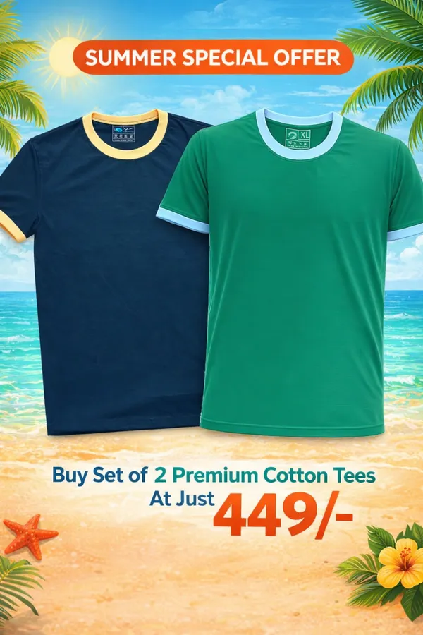 Black_And_Bottle_Green_Premium_Cotton_Solid_T_Shirt_For_Men_Pack_Of_2