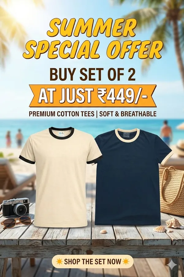 Beige_And_Navy_Premium_Cotton_Solid_T_Shirt_For_Men_Pack_Of_2