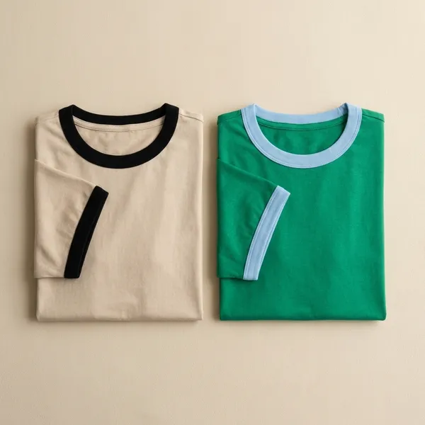 Green_And_Beige_Premium_Cotton_Solid_T_Shirt_For_Men_Pack_Of_2