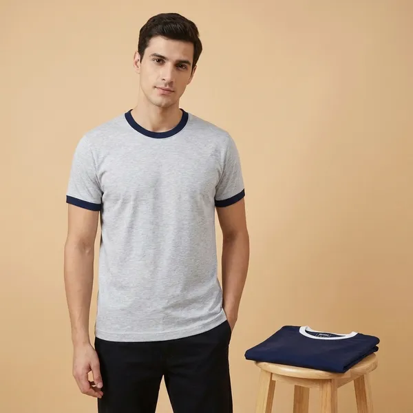 Black_And_White_Melange_Premium_Cotton_Solid_T_Shirt_For_Men_Pack_Of_2