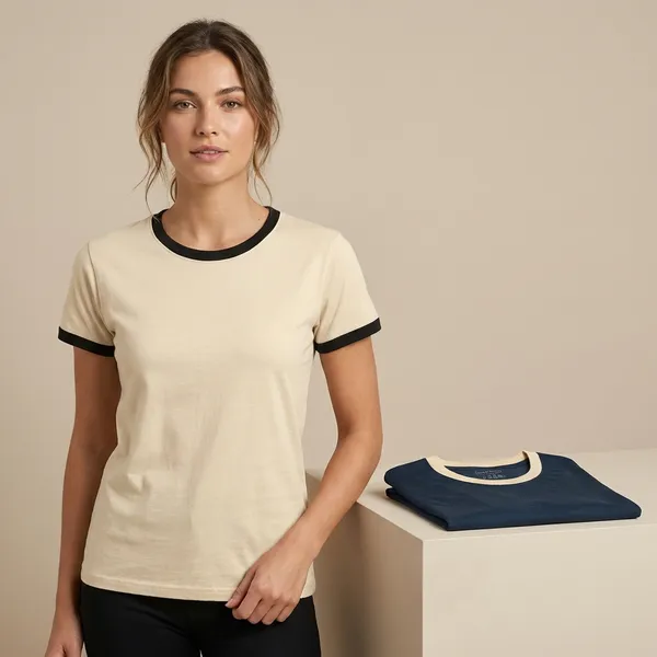 Beige_And_Navy_Premium_Cotton_Solid_T_Shirt_For_Men_Pack_Of_2