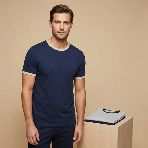 Black_And_White_Melange_Premium_Cotton_Solid_T_Shirt_For_Men_Pack_Of_2