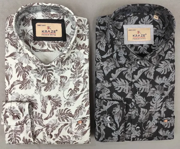 Kraze_Premium_Printed_Men'S_Full_Sleeve_Shirts_-_Lycra_Print_00159_(Set_Of_2)