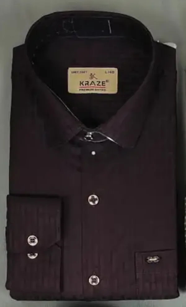 Kraze_Premium_Cotton_Formal_Shirt_-_Medium_-_Black