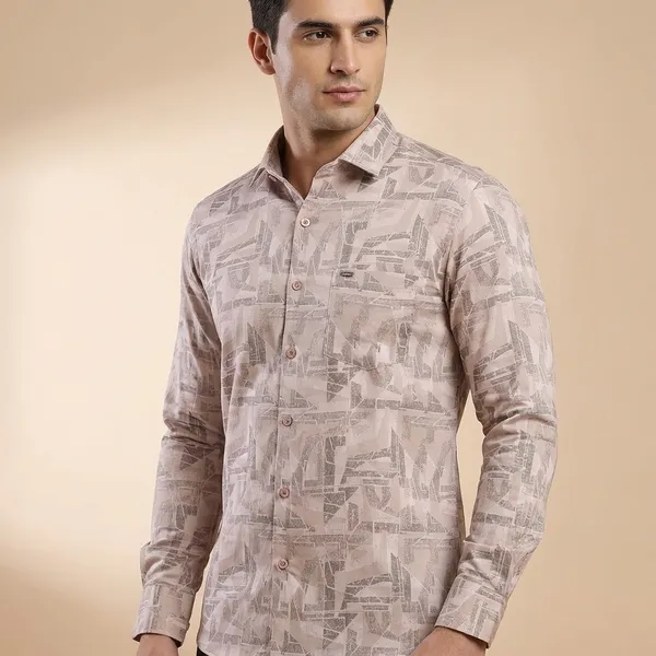 Kraze_Men'S_Printed_Full_Sleeve_Casual_Shirt_-_Pink_With_Grey_Abstract_Pattern