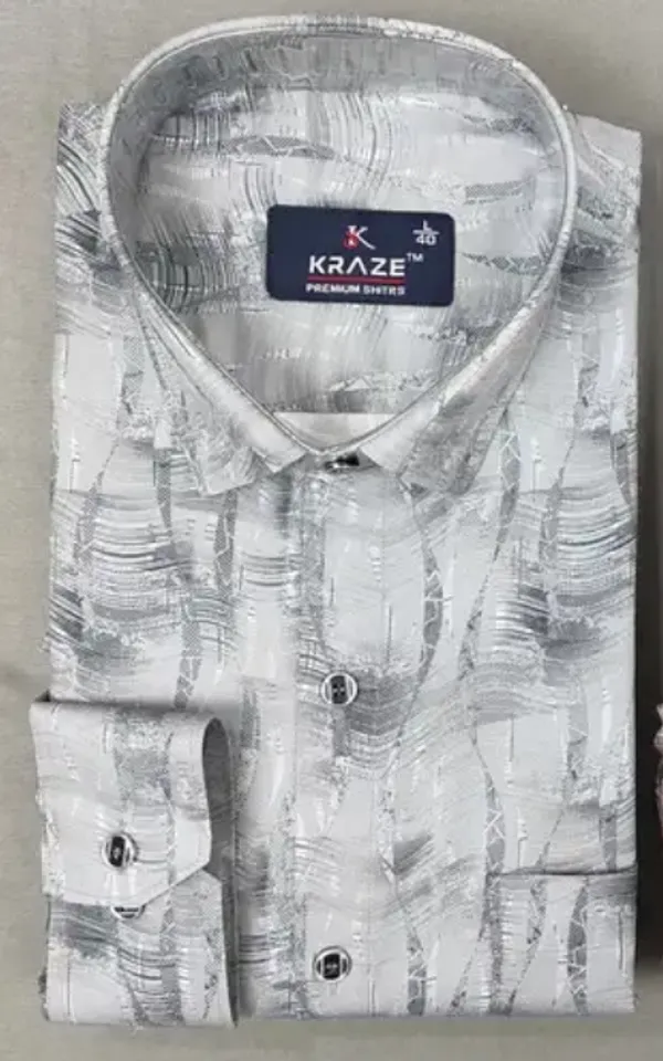 Kraze_Premium_White_&_Grey_Abstract_Brushstroke_Print_Full_Sleeve_Formal_Shirt