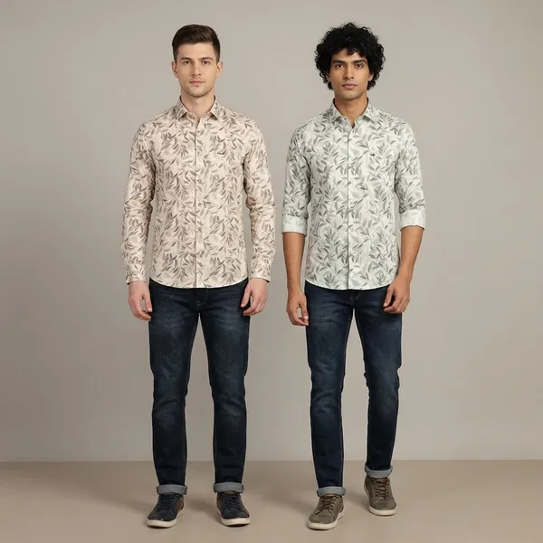 Kraze_Premium_Men'S_Casual_Printed_Shirts_-_Combo_Pack_Of_2_(Print_00286)
