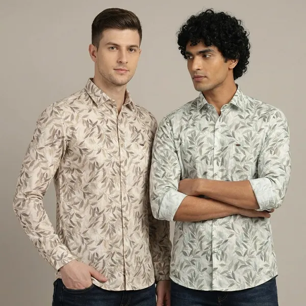 Kraze_Premium_Men'S_Casual_Printed_Shirts_-_Combo_Pack_Of_2_(Print_00286)