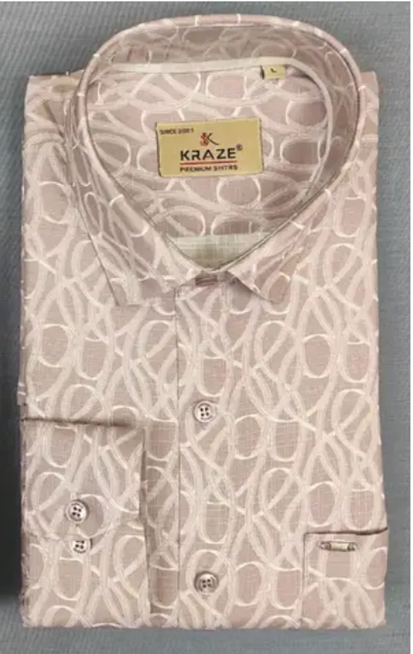 Kraze_Premium_Beige_Abstract_Print_Full_Sleeve_Formal_Shirt_For_Men