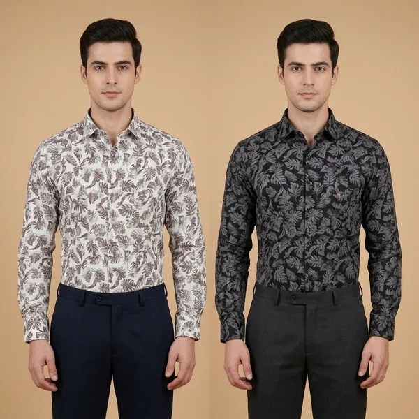 Kraze_Premium_Printed_Men'S_Full_Sleeve_Shirts_-_Lycra_Print_00159_(Set_Of_2)