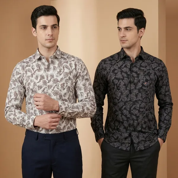 Kraze_Premium_Printed_Men'S_Full_Sleeve_Shirts_-_Lycra_Print_00159_(Set_Of_2)