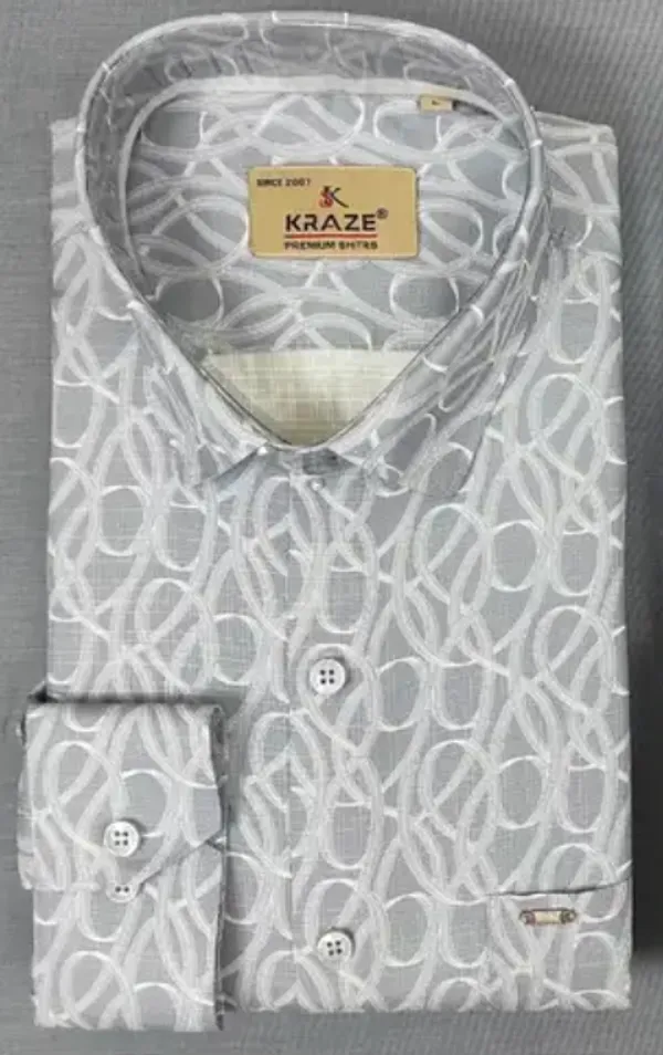Kraze_Premium_Cotton_Printed_Full_Sleeve_Casual_Shirt_For_Men_-_Grey_With_White_Abstract_Pattern