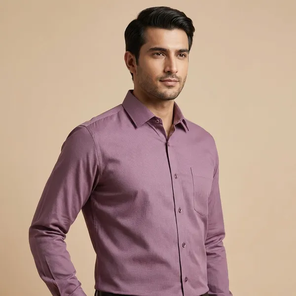 Kraze_Premium_Quality_Men'S_Formal_Shirt_-_Purple