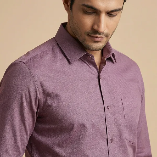 Kraze_Premium_Quality_Men'S_Formal_Shirt_-_Purple