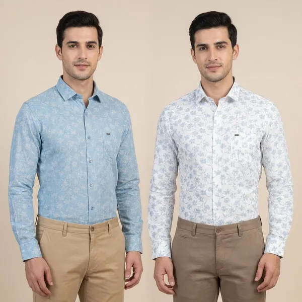Kraze_Men'S_Formal_Printed_Shirts_-_Rockes_Print_(Pack_Of_2)