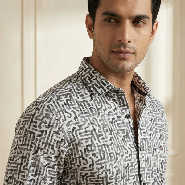 Kraze_Premium_Geometric_Maze_Print_Full_Sleeve_Shirt