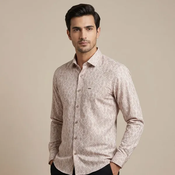 Kraze_Premium_Beige_Abstract_Print_Full_Sleeve_Formal_Shirt_For_Men