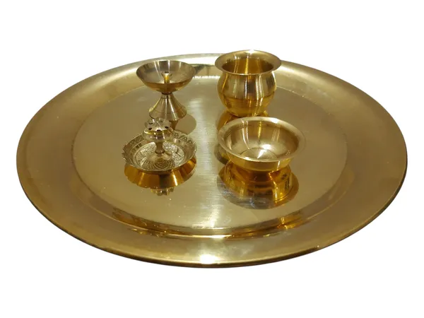 Gold_Brass_Premium_Pooja_Plate_Set_For_Home_Decor_And_Prayer_Room_And_Altar_(Set_of_5_items)