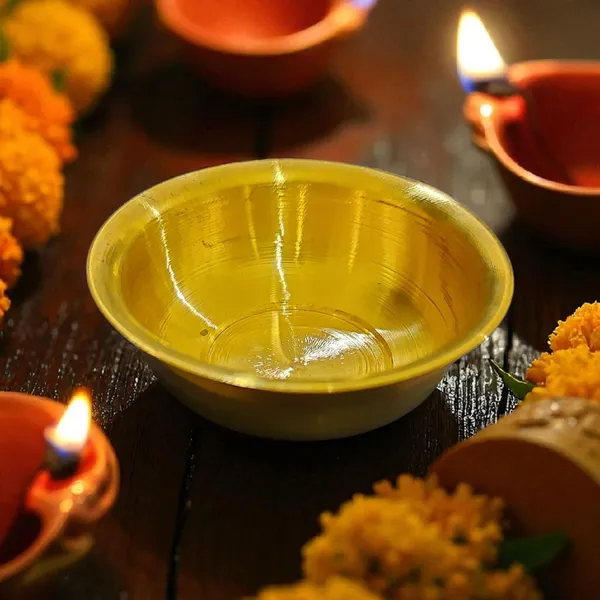 Gold_Brass_Premium_Bowl_For_Home_Decor_And_Prayer_Room_And_Altar_Set_of_4