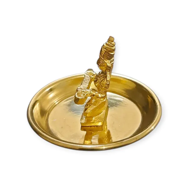 Gold_Brass_Premium_Figurine_and_Brass_Bowl_For_Home_Decor_And_Prayer_Room_And_Altar
