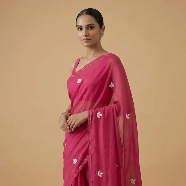 Pink_Shiffon_Premium_Saree_For_Women