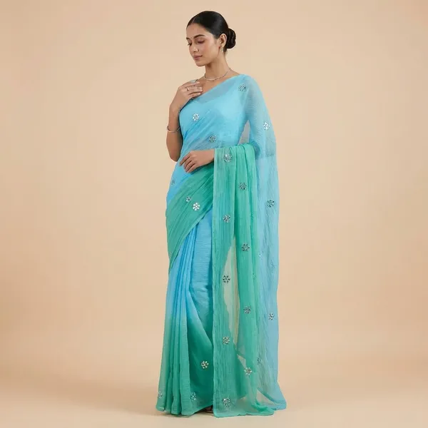 Blue_Shiffon_Premium_Saree_For_Women