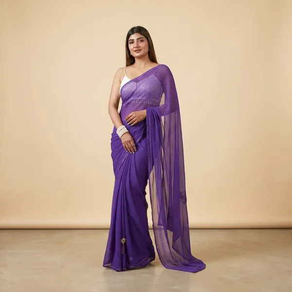 Purple_Shiffon_Premium_Saree_For_Women