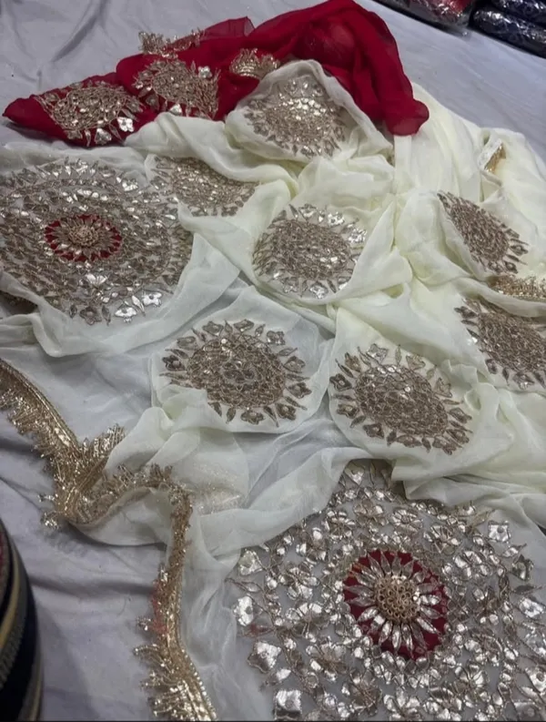 Cream_Shiffon_Premium_Saree_For_Women