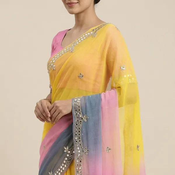 Yellow_And_Purple_Shiffon_Premium_Saree_For_Women