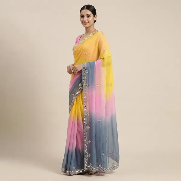 Yellow_And_Purple_Shiffon_Premium_Saree_For_Women