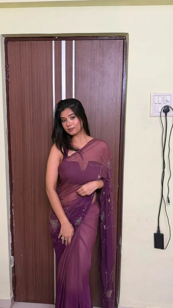 Purple_Shiffon_Premium_Saree_For_Women