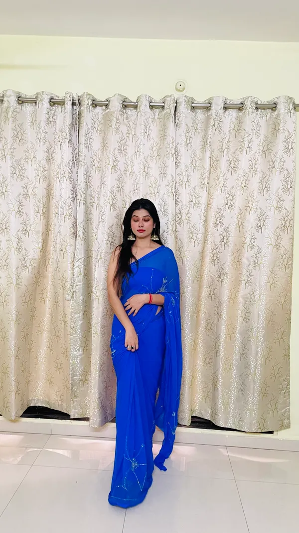 royal_blue_soft_chiffon_lightweight_golden_stone_work_same_saree_b