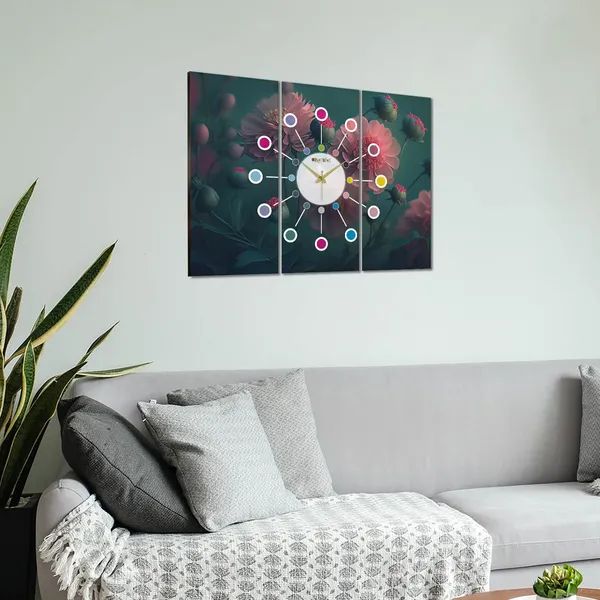 Wall_Art_With_Clock_Set