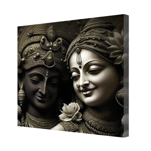 Radha_Krishna_Canvas_Painting_With_Wooden_Frame