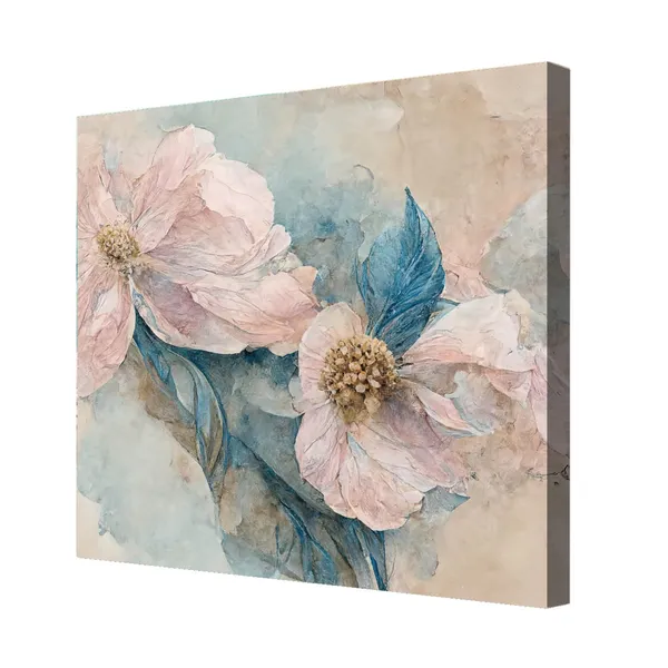 Wooden_Flower_Wall_Art_Canvas_Painting
