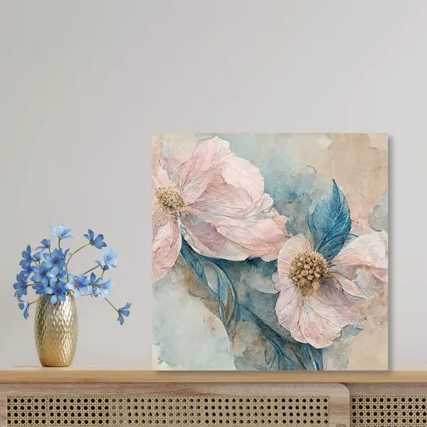 Wooden_Flower_Wall_Art_Canvas_Painting